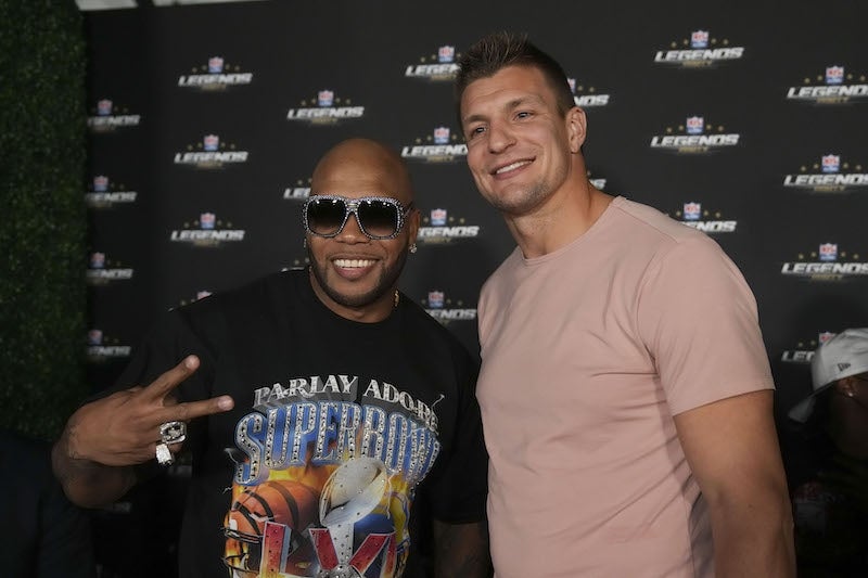 Flo Rida and Rob Gronkowski